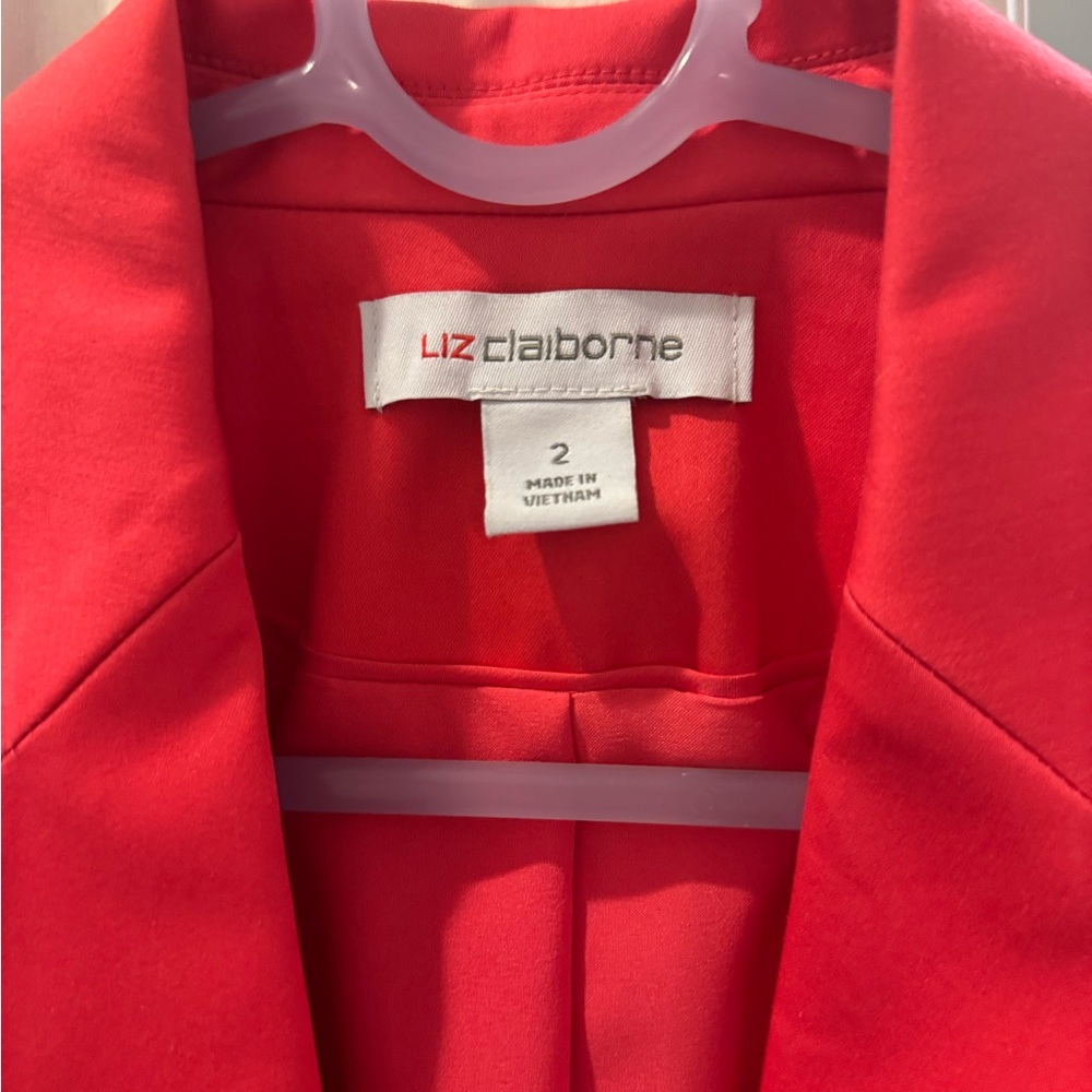 Liz Claiborne Women's Vibrant Blazer (Matching Suit & Blouse Set)